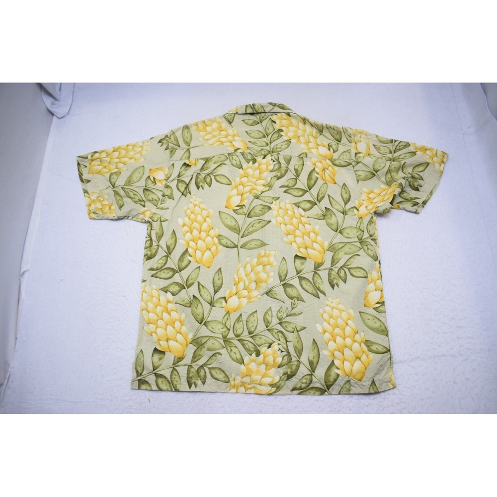 Tommy Bahama Floral Hawaiian Shirt 100% Silk Short Sleeve Mens Size Medium - Picture 8 of 8
